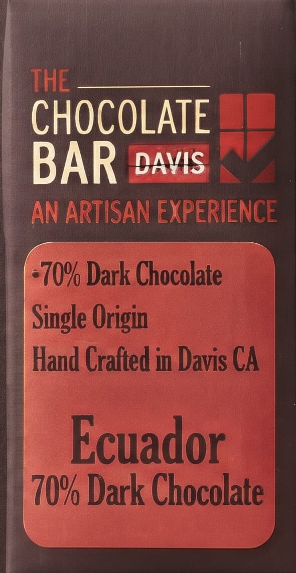 70% Dark Chocolate From Ecuador