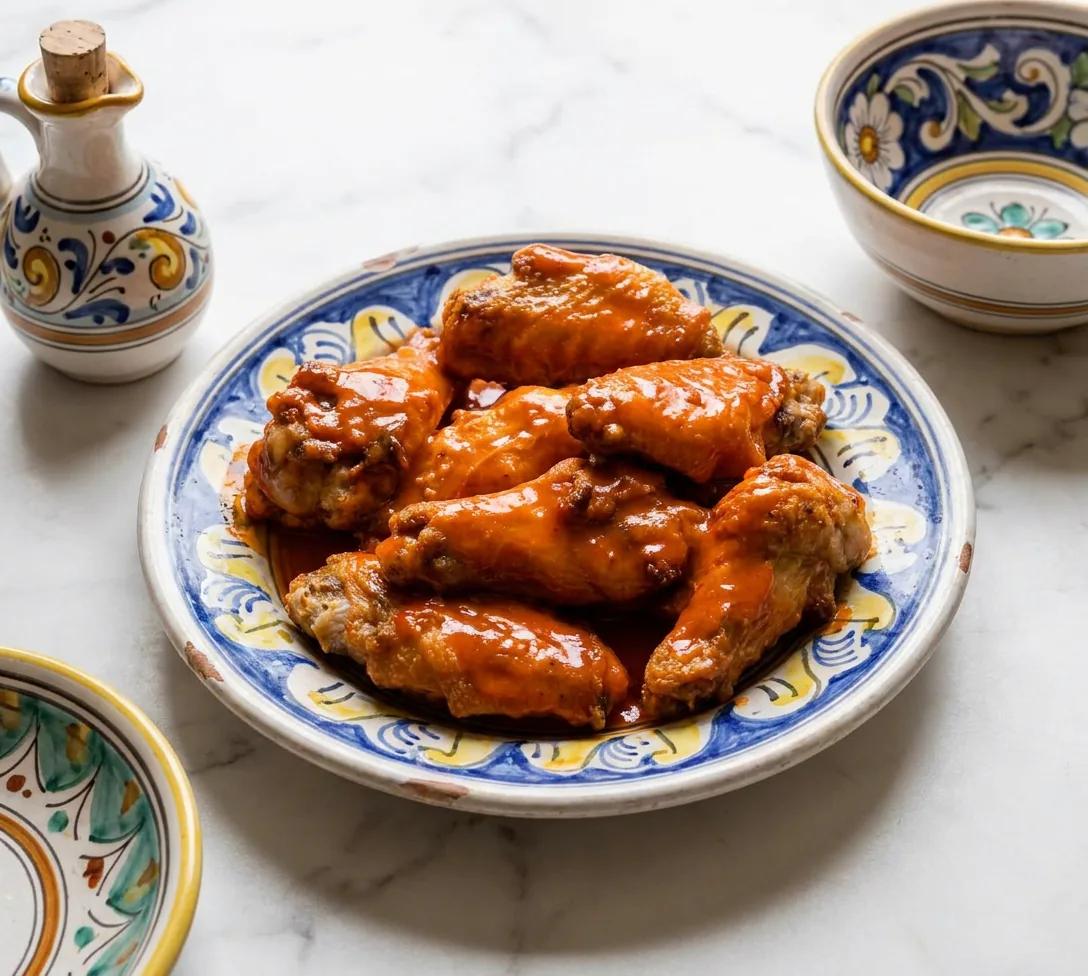 Saucy chicken wings