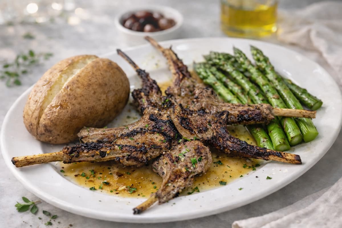 Grilled New Zealand Lamb Chops