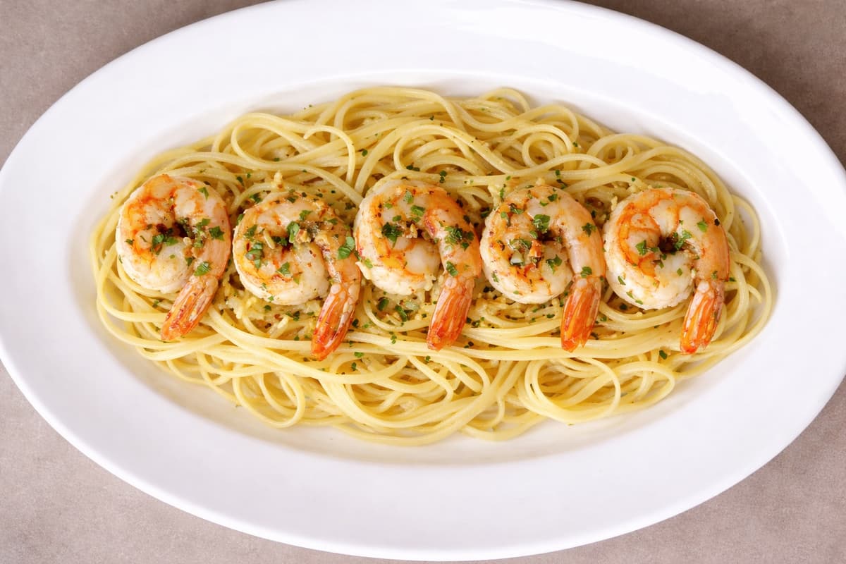 Sautéed Shrimp Scampi (over Pasta)