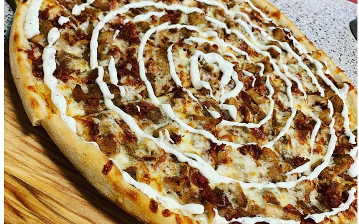 Chicken Bacon Ranch Pizza