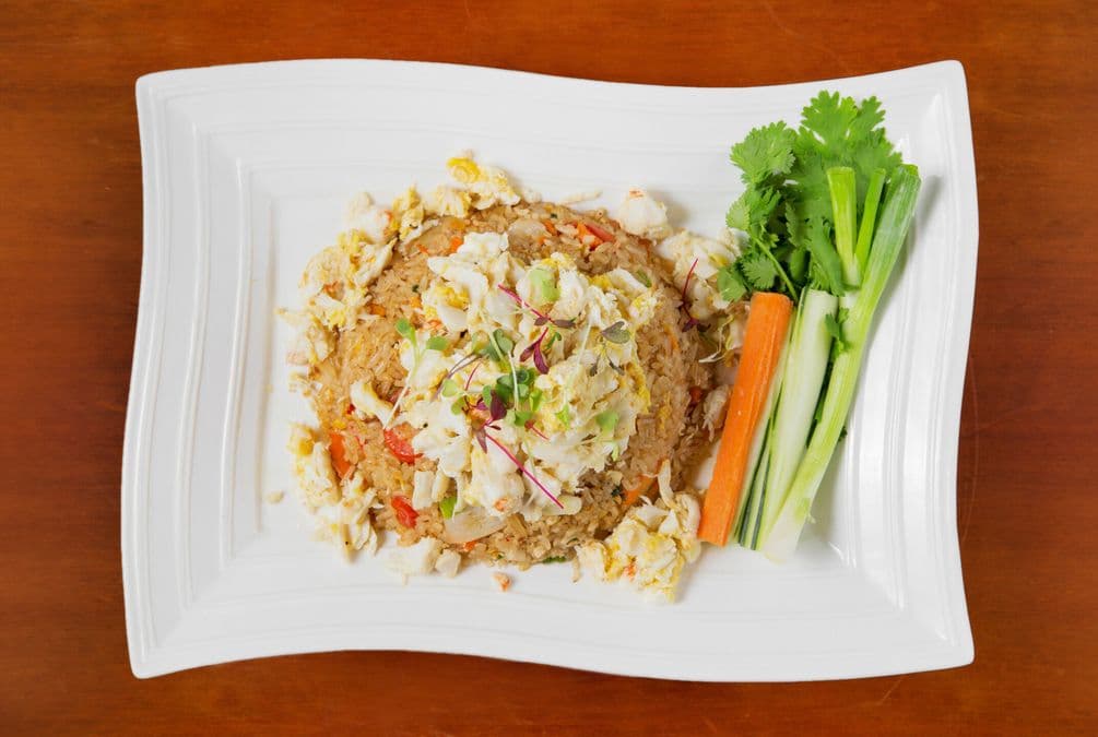 Jumbo Lump Crab Meat Fried Rice